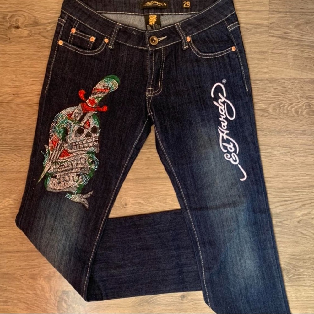 Ed Hardy Low Rise Jeans